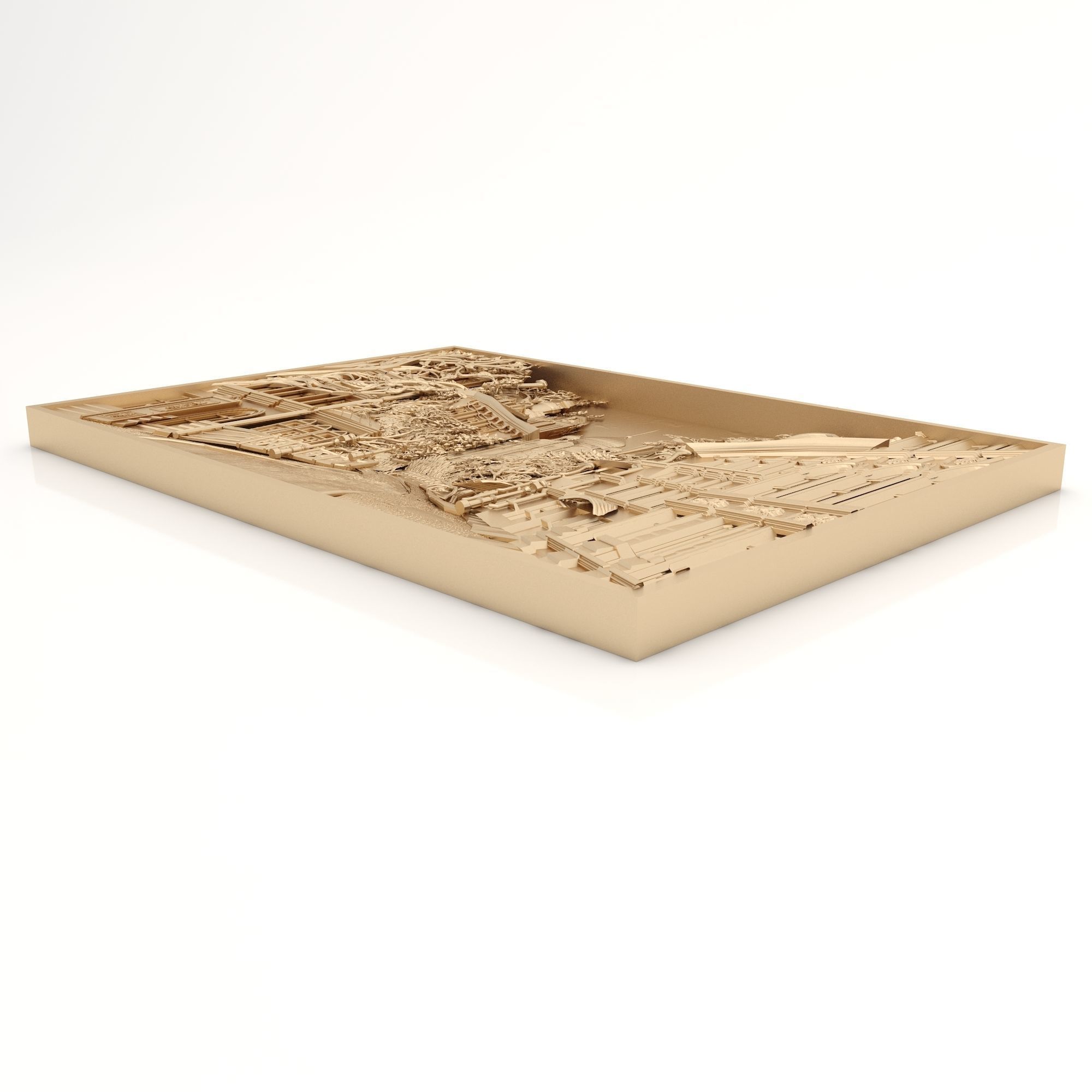 Panel 6 - City View - CNC 3D model_6