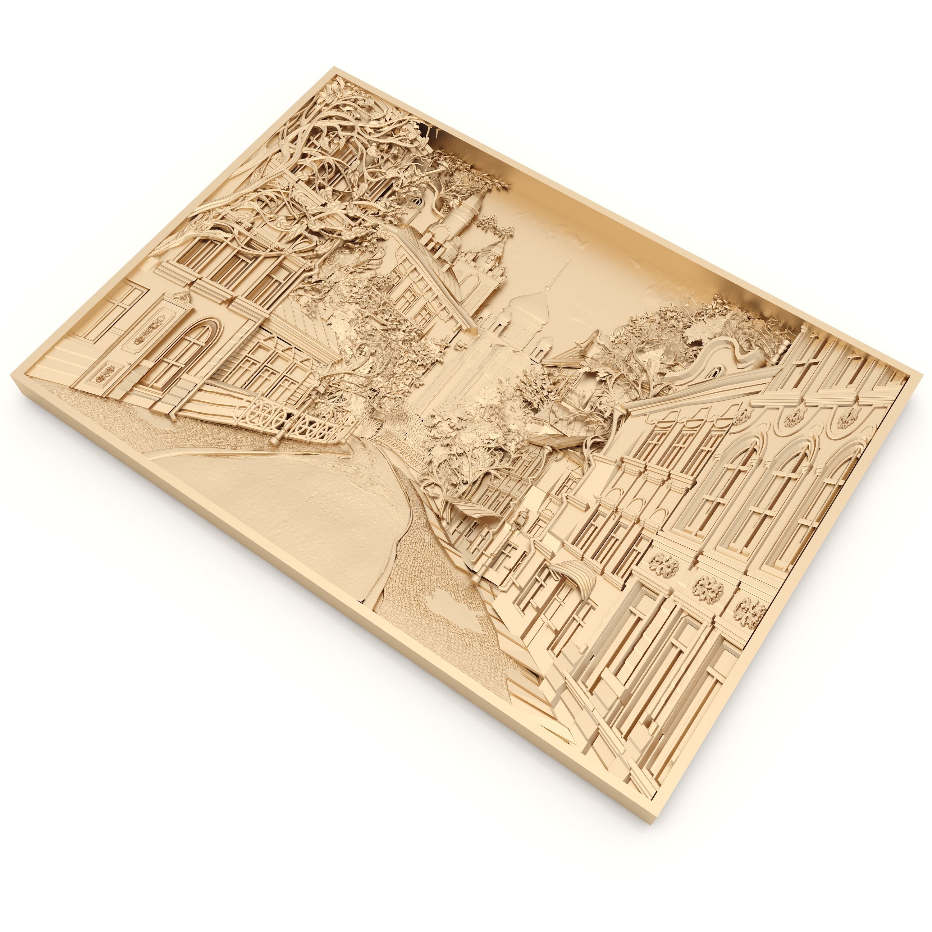 Panel 6 - City View - CNC 3D model_5