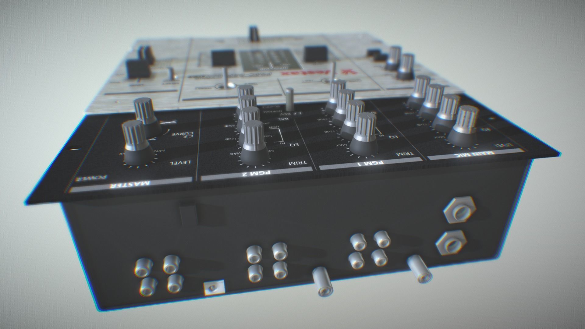 Vestax DJ Mixer 3D model_1