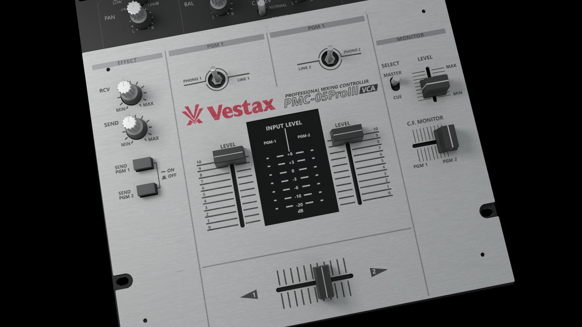 Vestax DJ Mixer 3D model_5