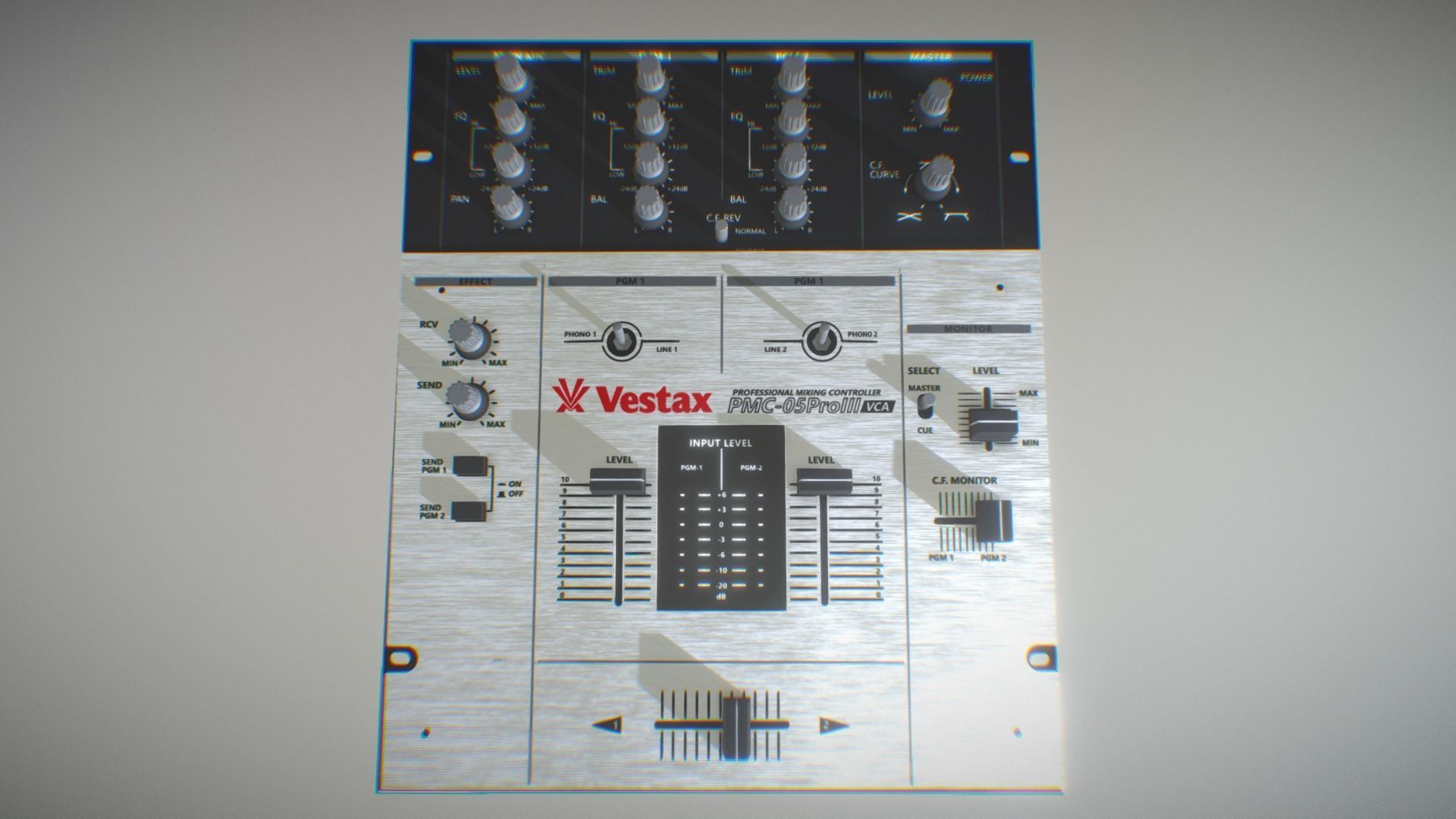 Vestax DJ Mixer 3D model_3