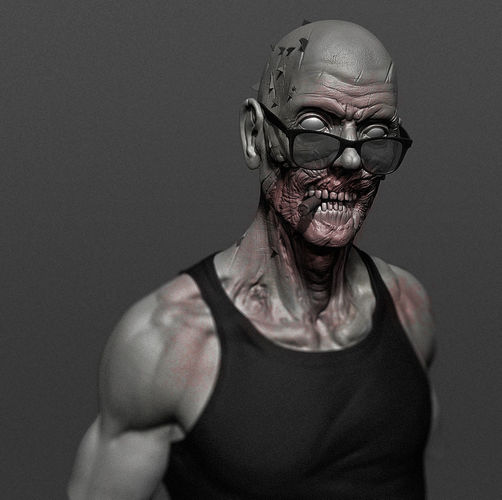 Cool Zombie 3D print model