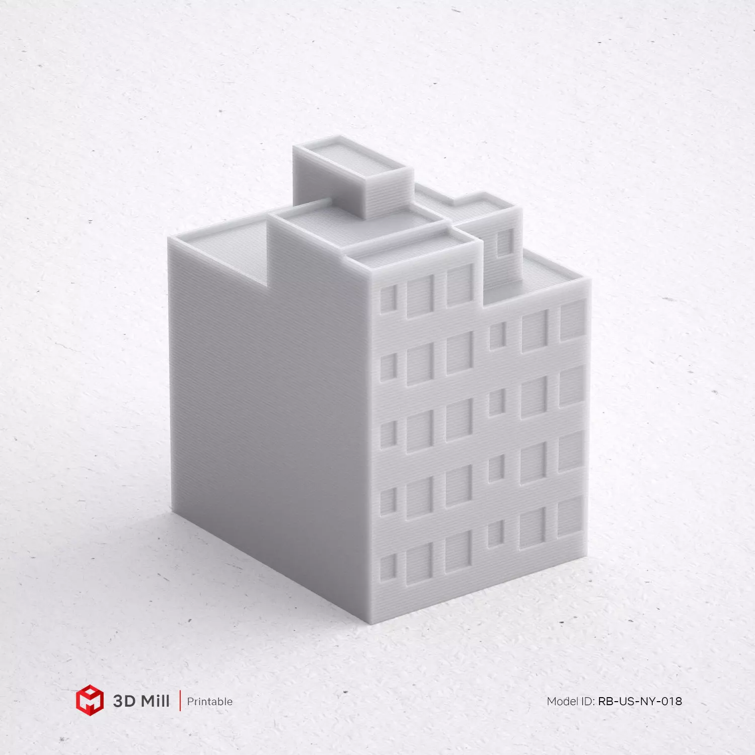 3D Print miniature building RB-US-NY-018 3D print model_0