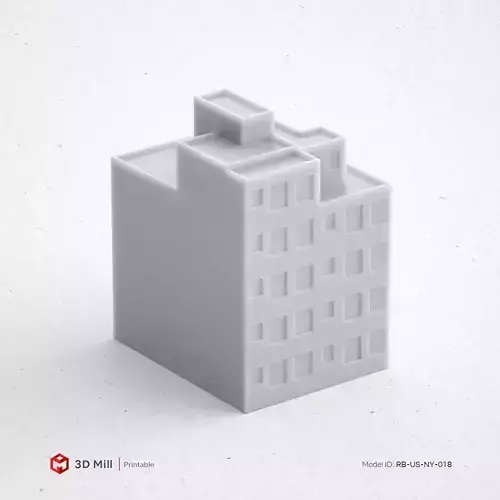 3D Print miniature building RB-US-NY-018 3D print model