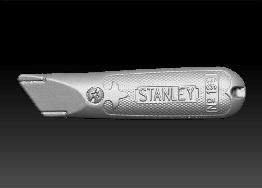 Stanley Utility Knife Handle 3D Scan 3D model_2