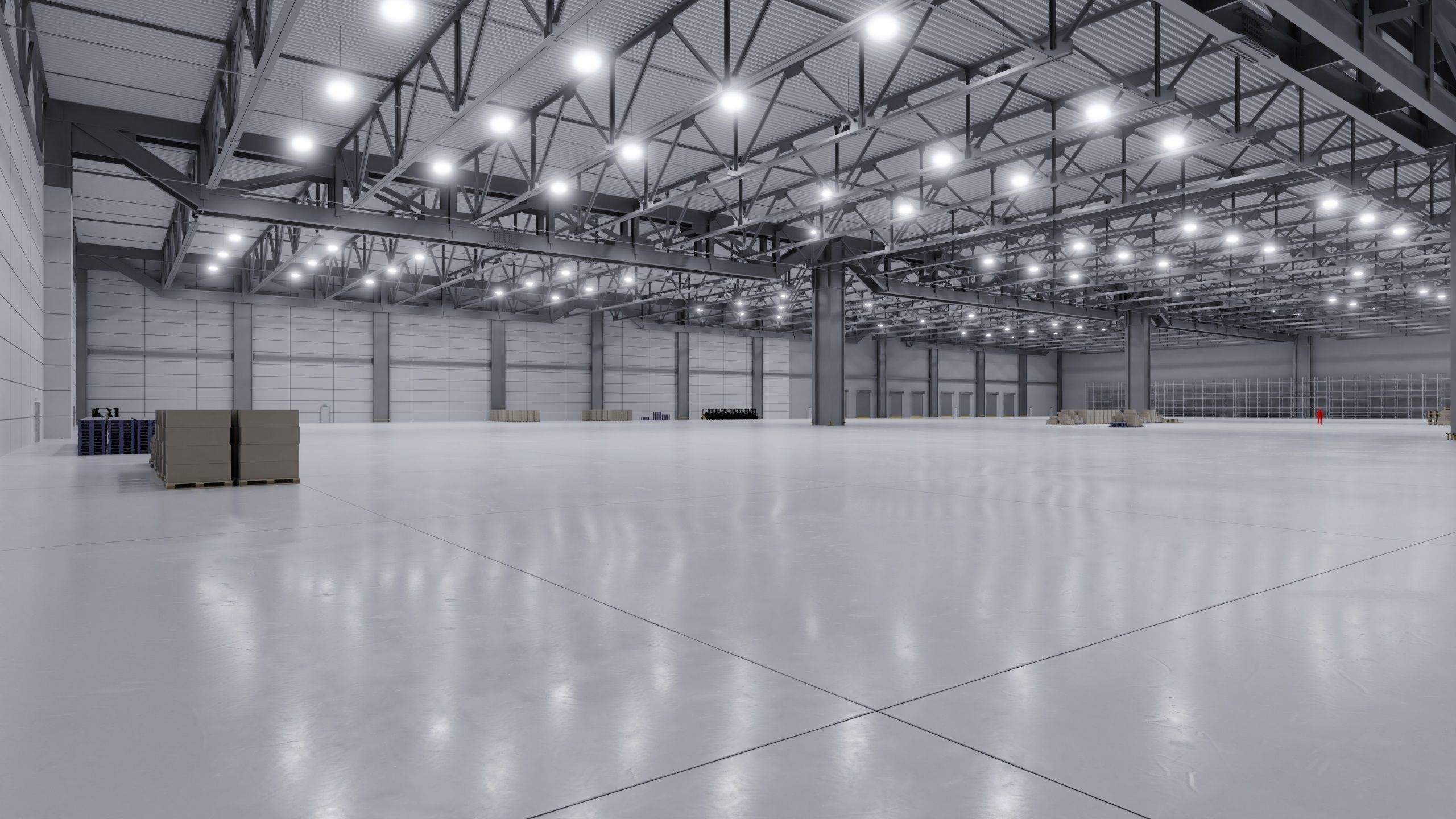 Warehouse Interior 3b Low-poly 3D model_6