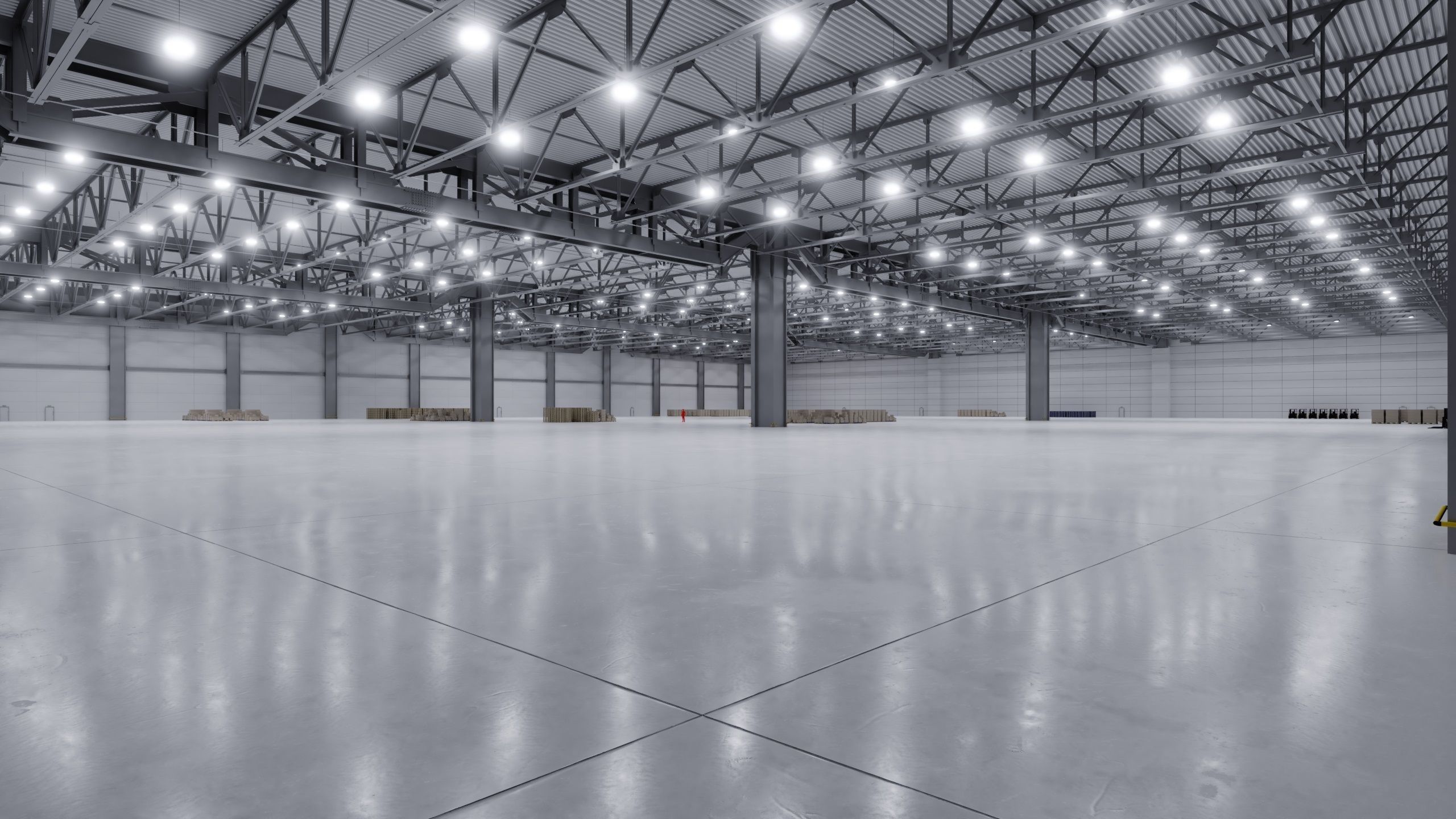 Warehouse Interior 3b Low-poly 3D model_5