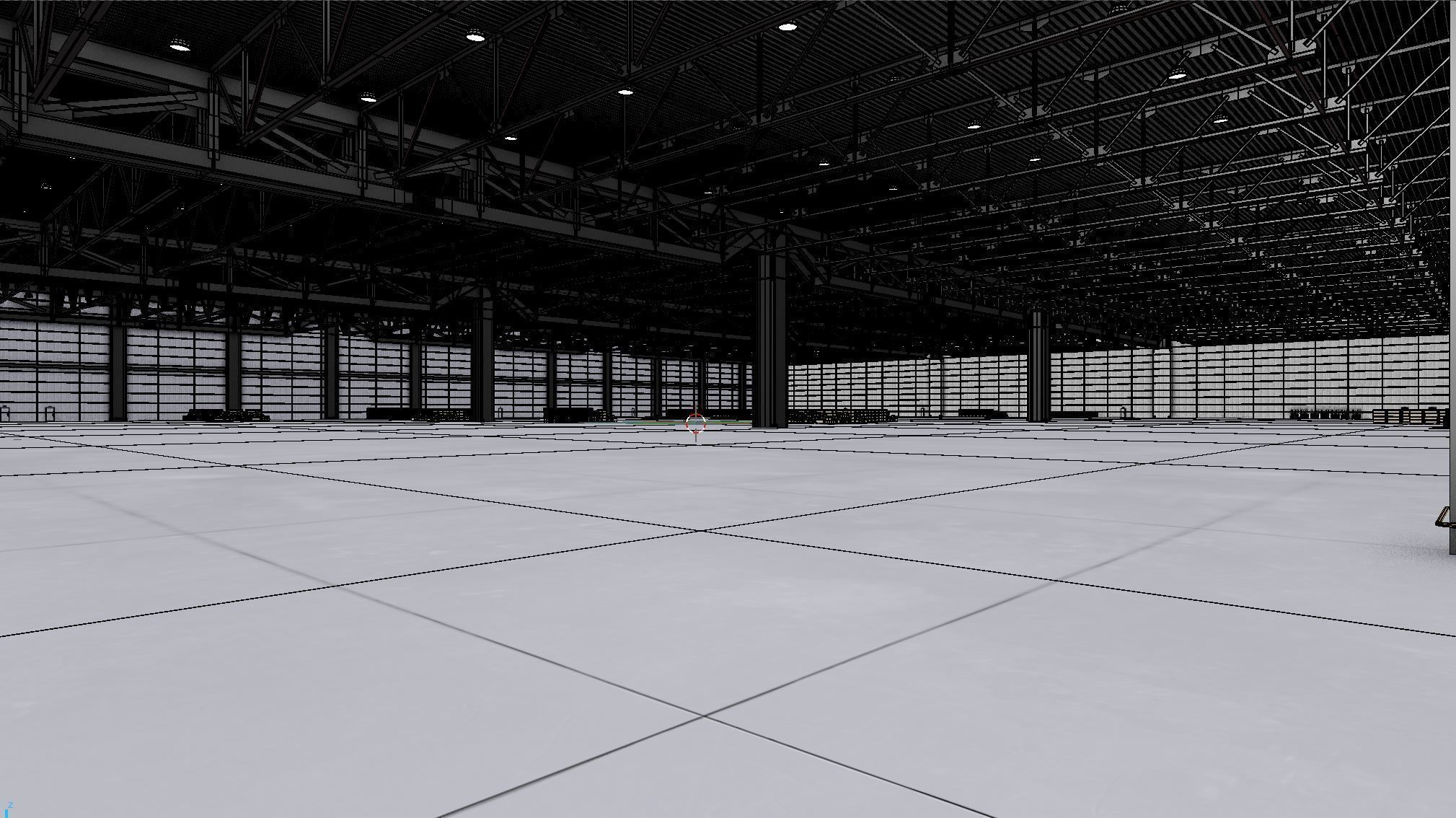 Warehouse Interior 3b Low-poly 3D model_11