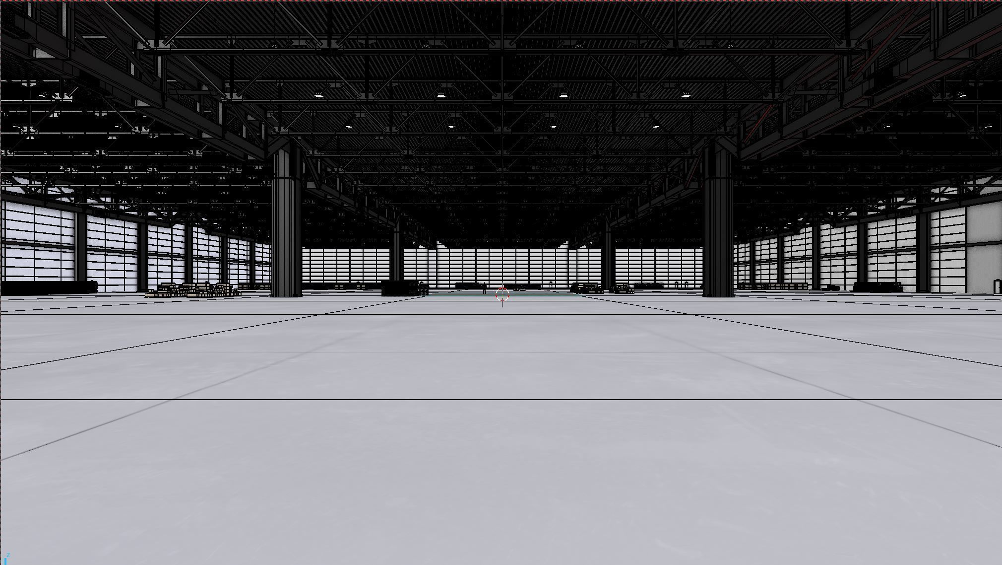 Warehouse Interior 3b Low-poly 3D model_9