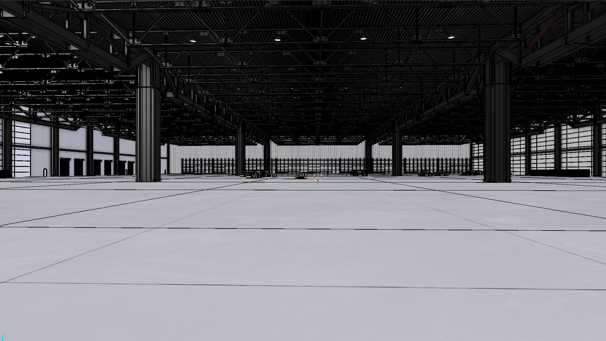 Warehouse Interior 3b Low-poly 3D model_10