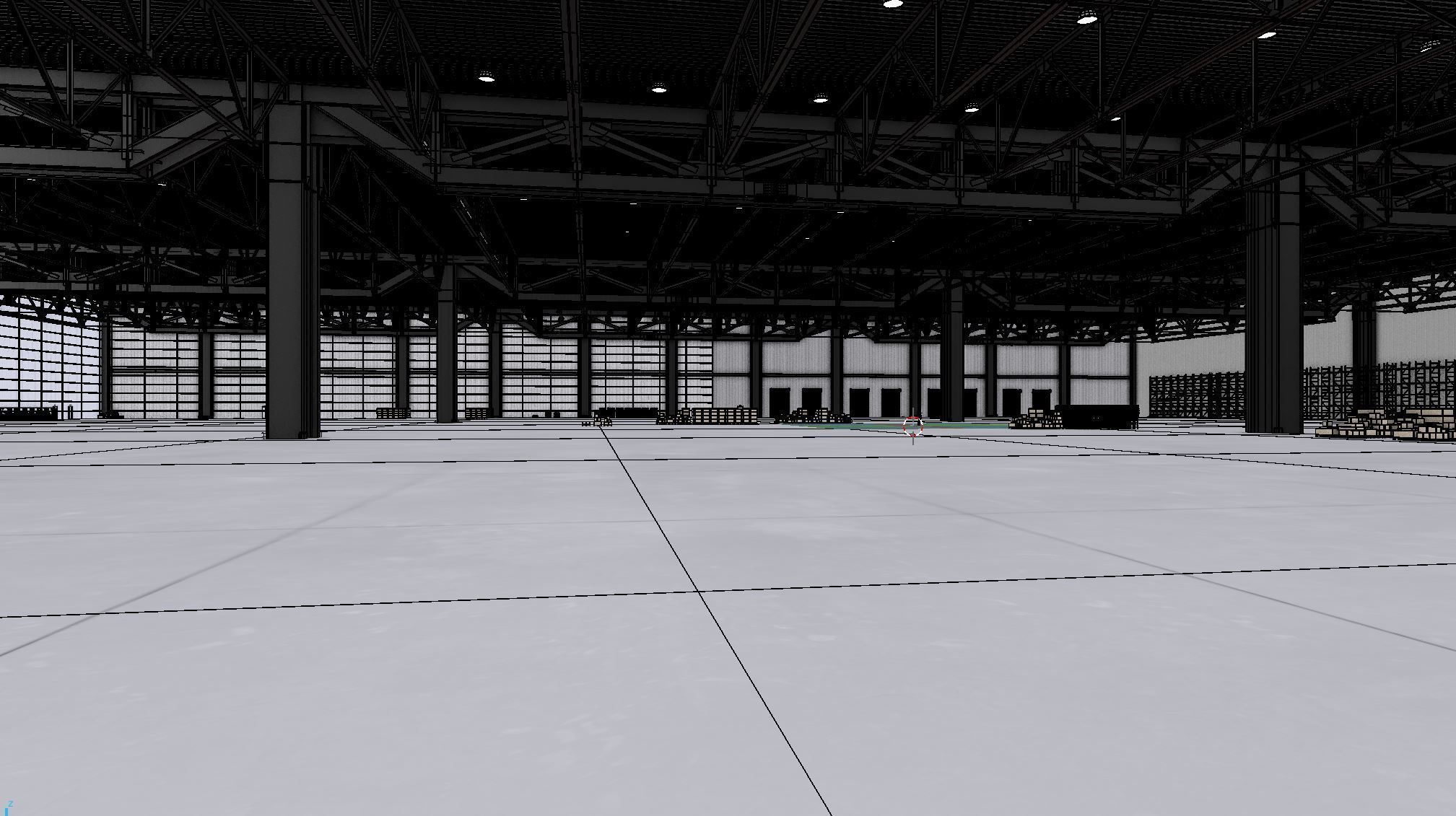 Warehouse Interior 3b Low-poly 3D model_14