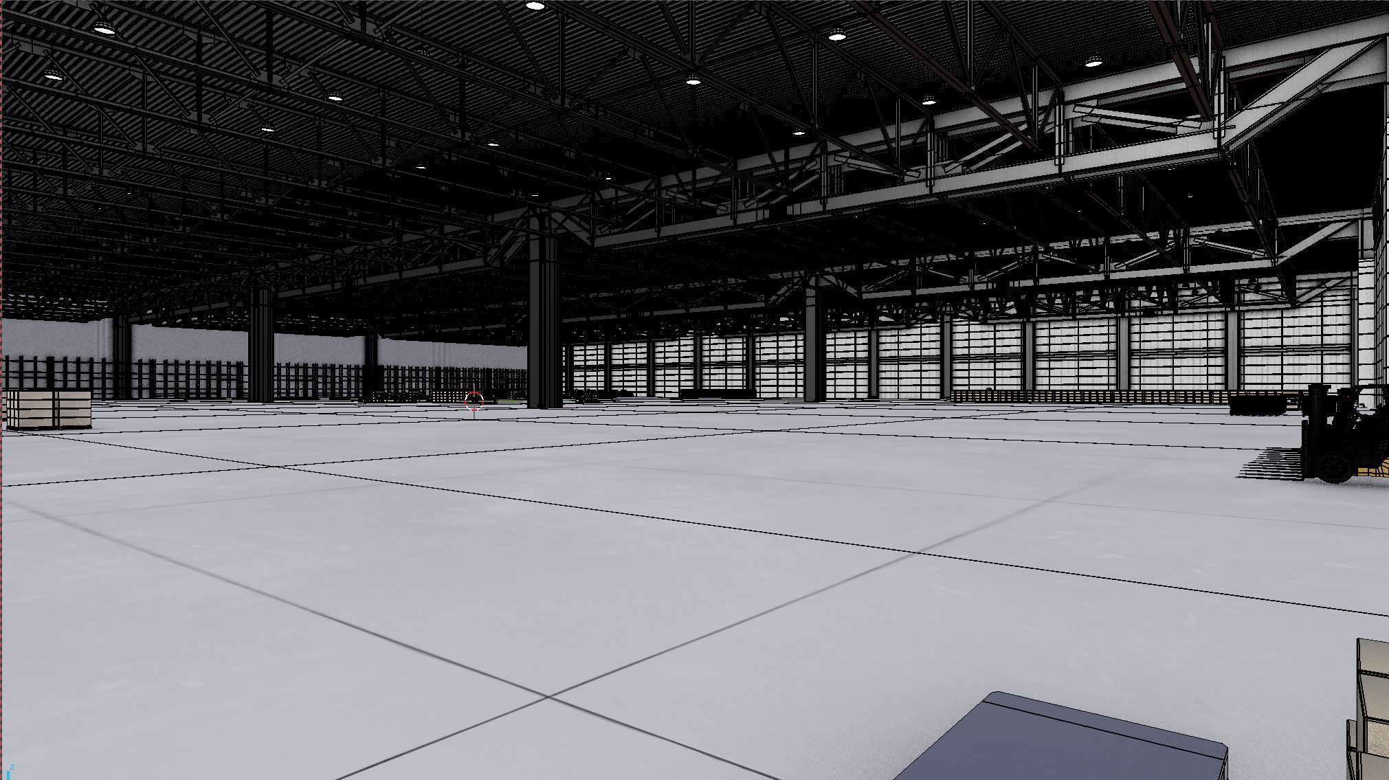 Warehouse Interior 3b Low-poly 3D model_12