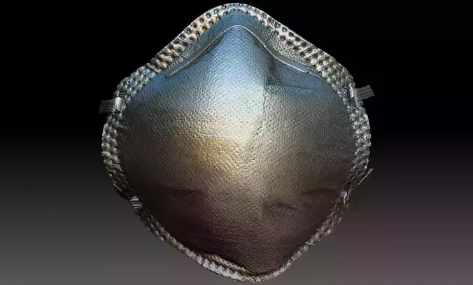 Construction Particulate Dust Mask 3D model