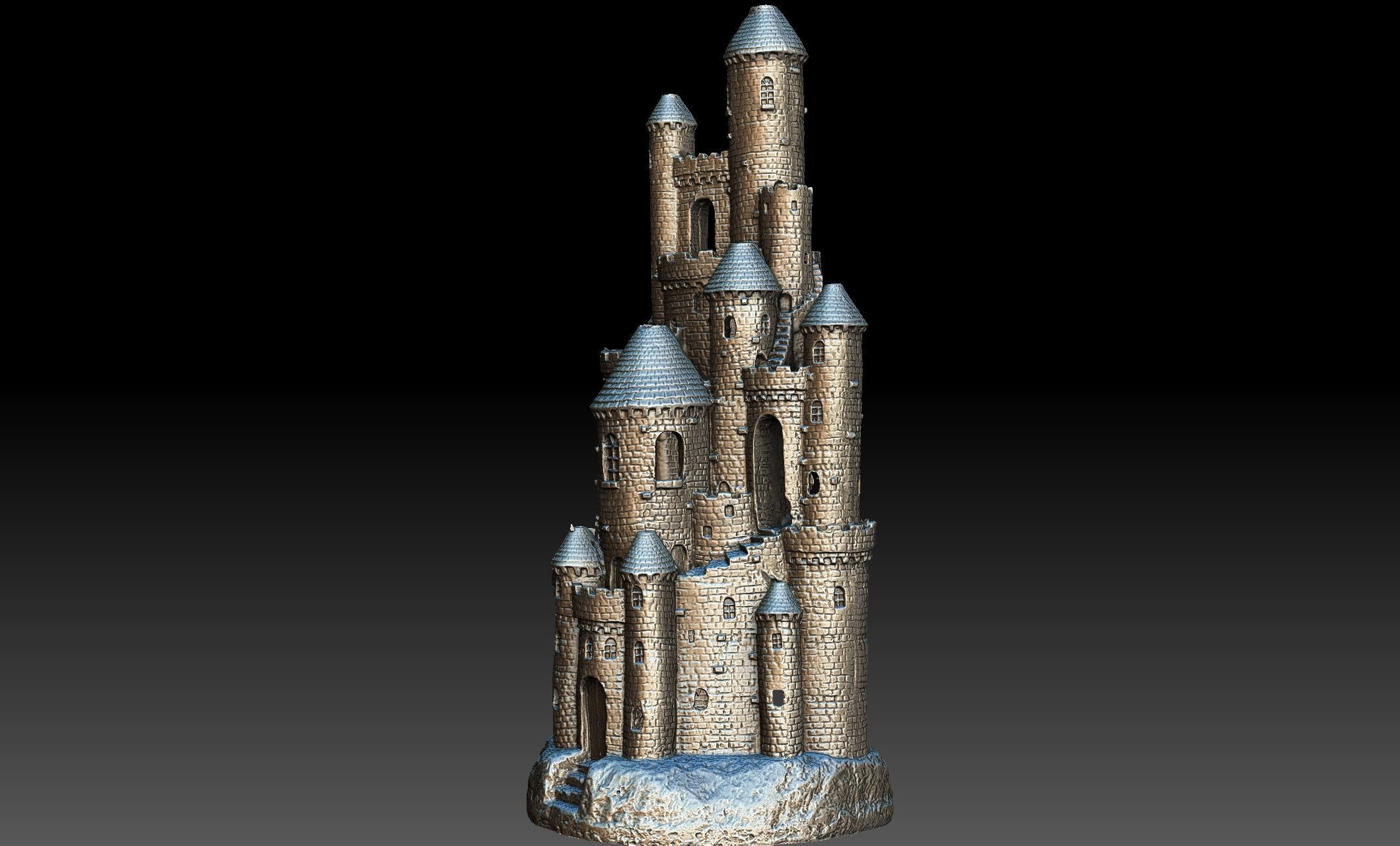Toy Castle 3D Scan 3D model_3