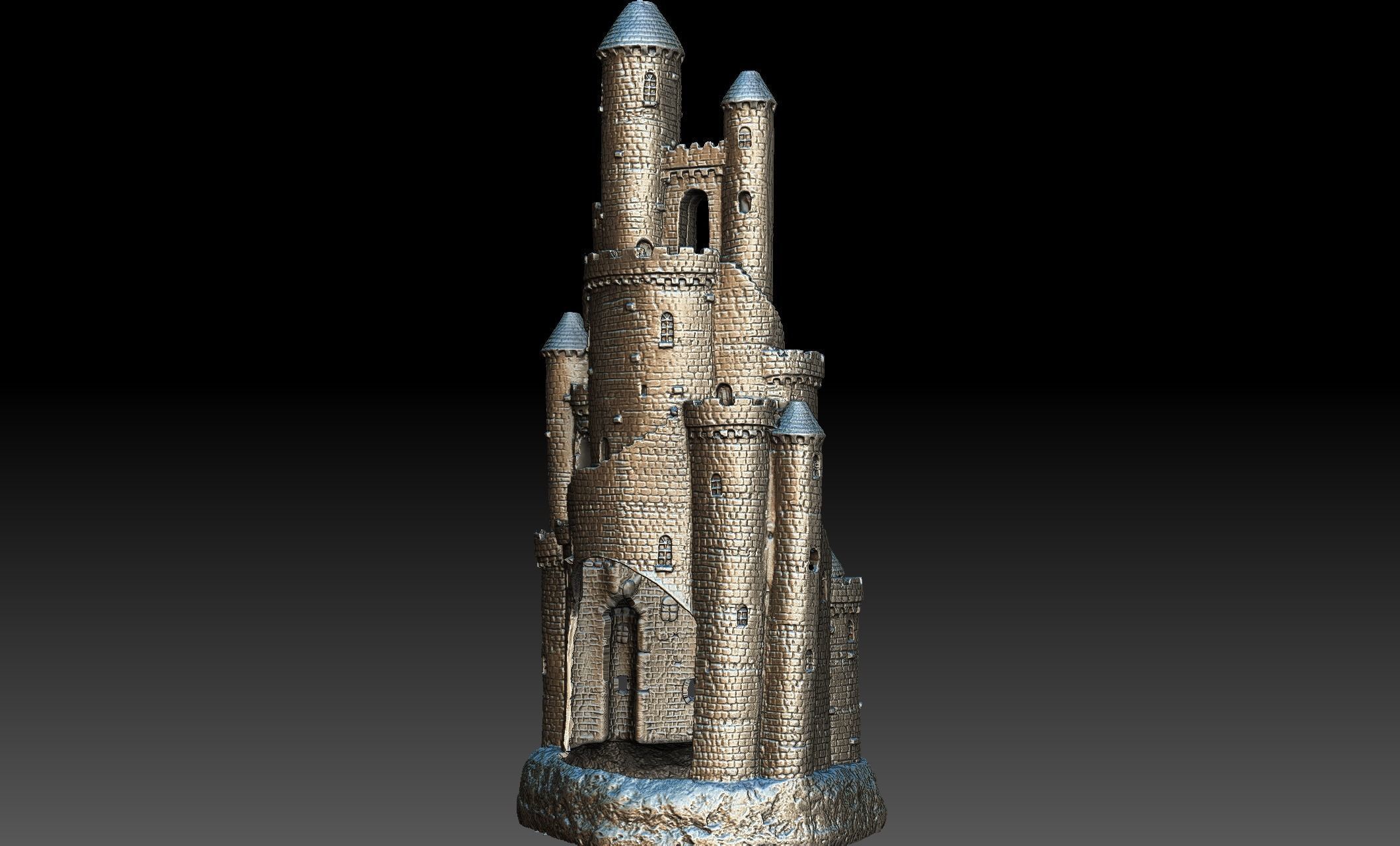 Toy Castle 3D Scan 3D model_7