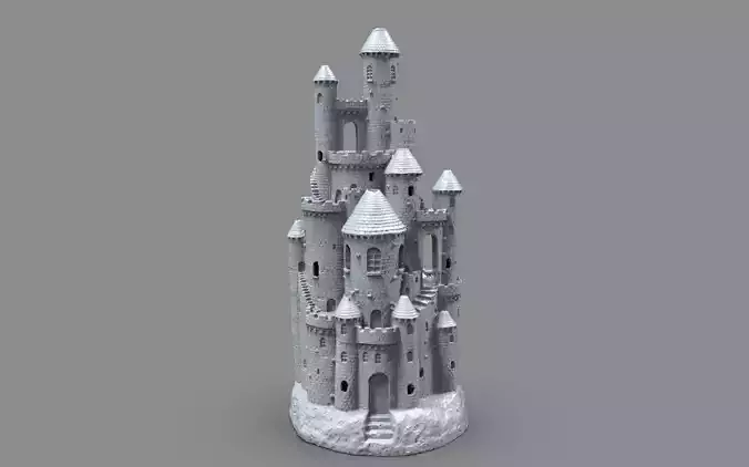 Toy Castle 3D Scan 3D model