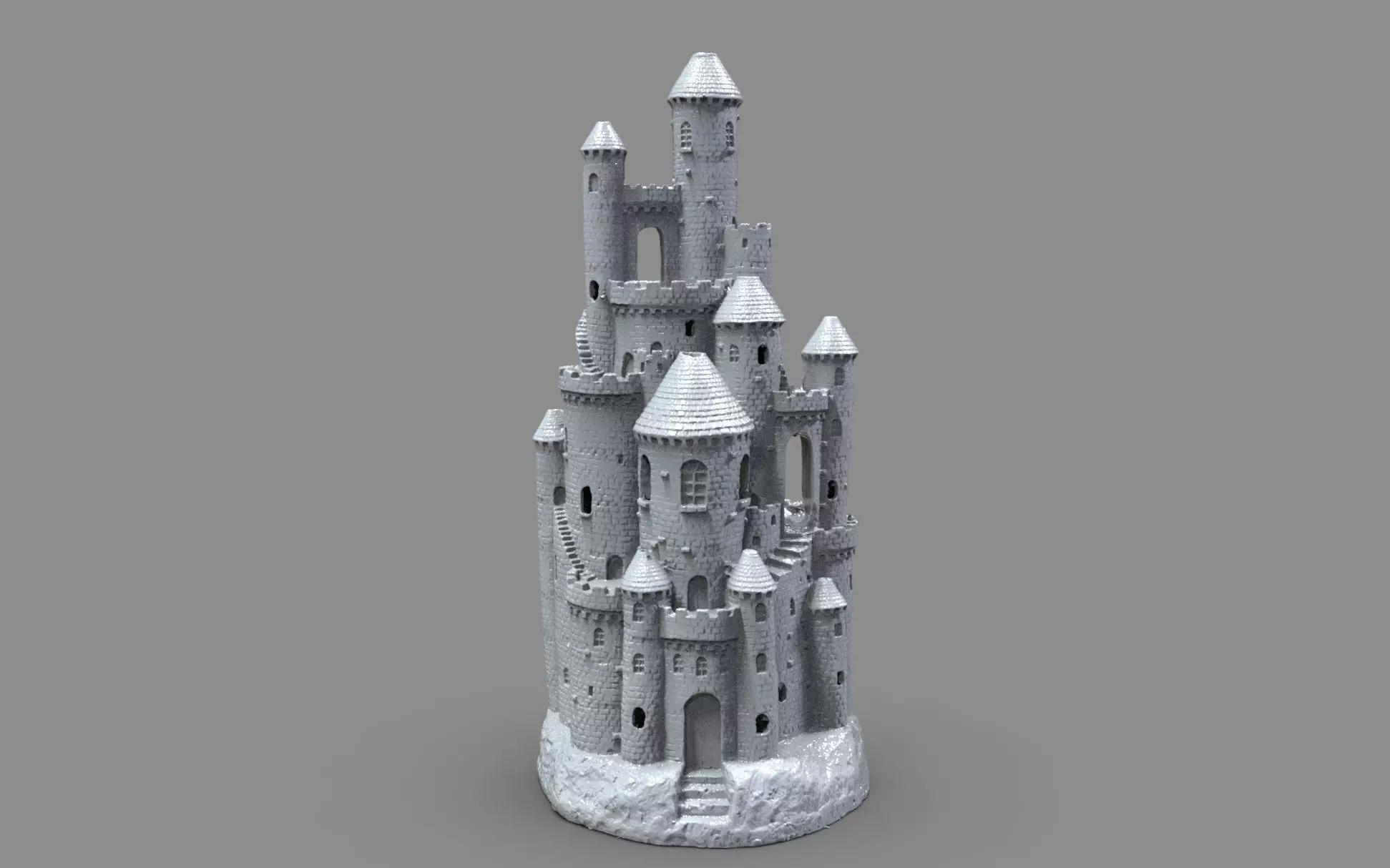 Toy Castle 3D Scan 3D model_0