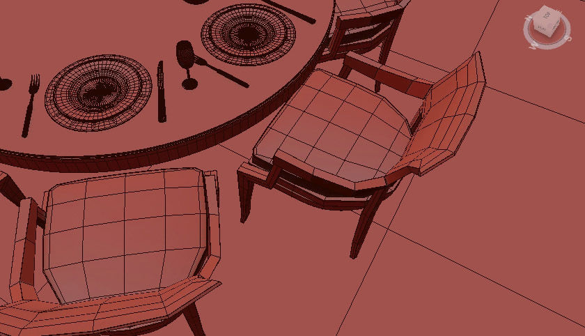 Dining Room 3D model 3D model_2