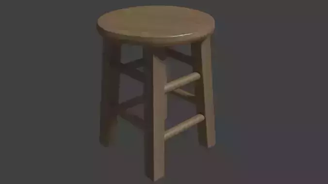 Stool wooden