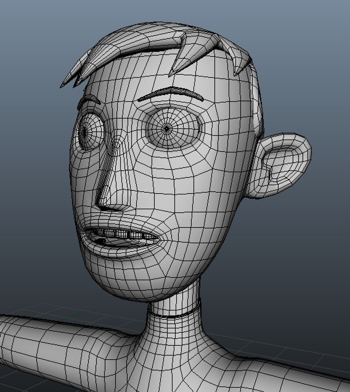 Ron Stoppable Low-poly 3D model_5