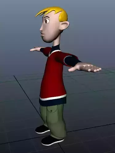 Ron Stoppable Low-poly 3D model