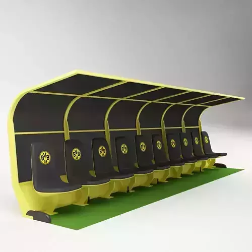 Soccer Bench for Coach Reserve Players 03