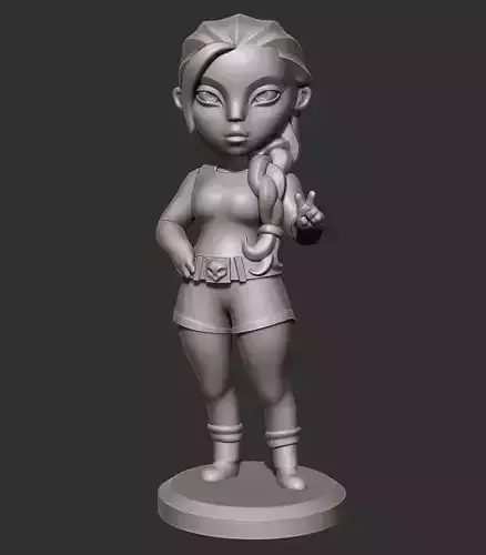 Lara Croft 3D model