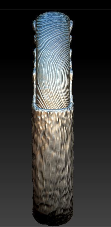 branch ring1 3D print model_6