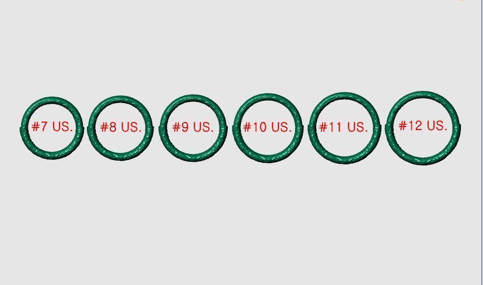 branch ring1 3D print model_3