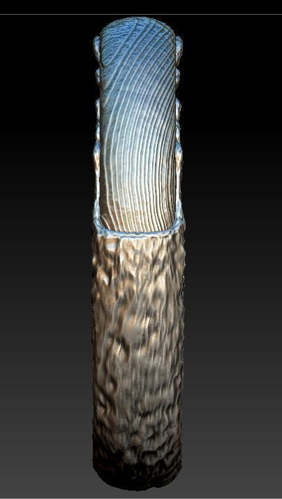 branch ring1 3D print model_9