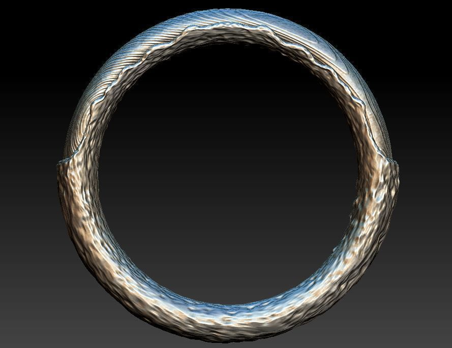 branch ring1 3D print model_5