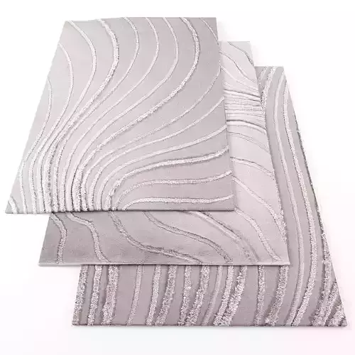 Stepevi Mercer rugs Low-poly 3D model