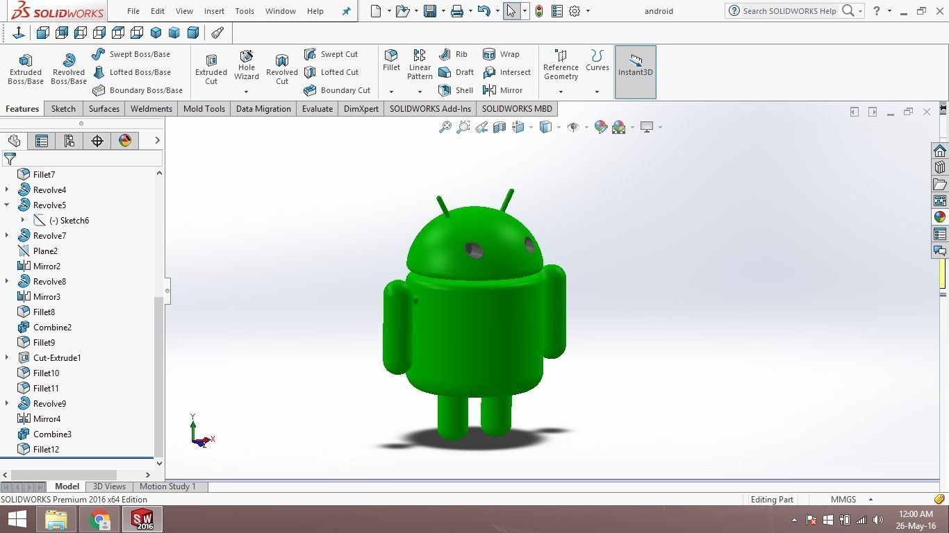 Android Logo - 3d model 3D model_5