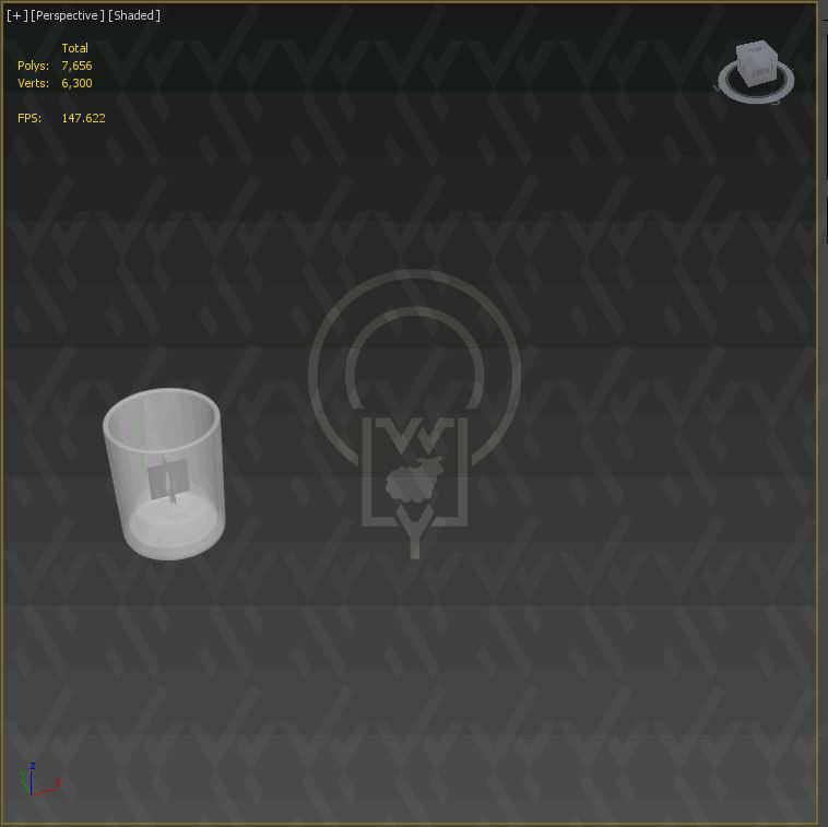 Glass candle holders Low-poly 3D model_15