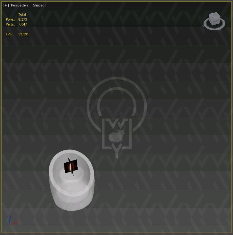 Glass candle holders Low-poly 3D model_18