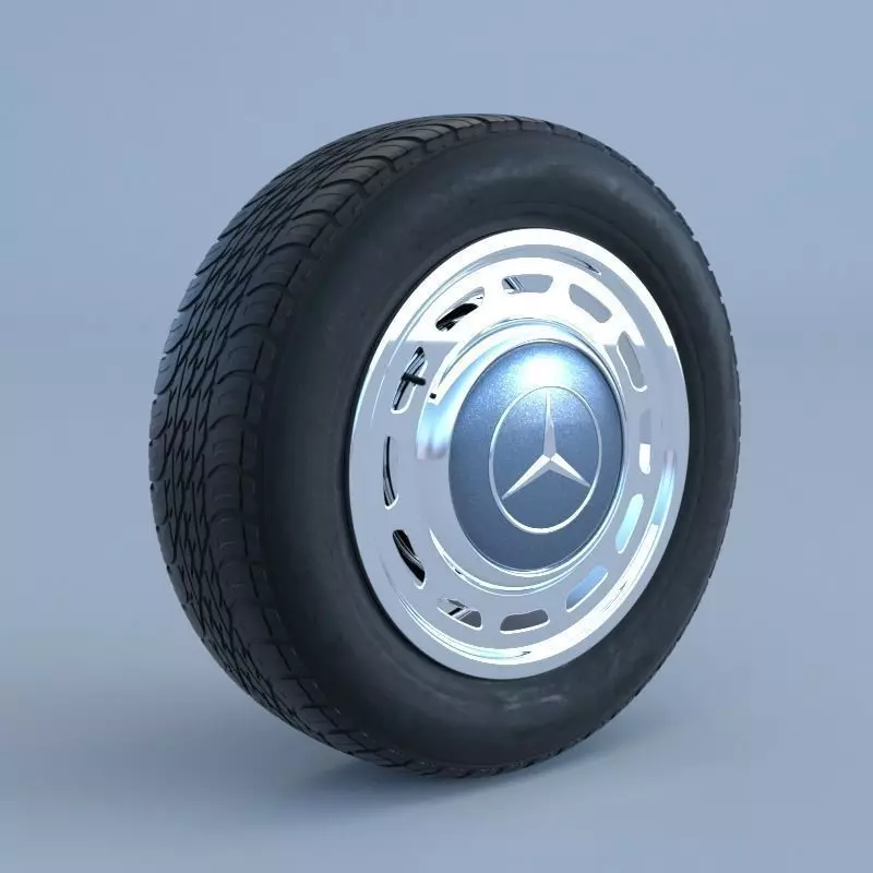 Mercedes-Benz Classic Wheel 3D model_0