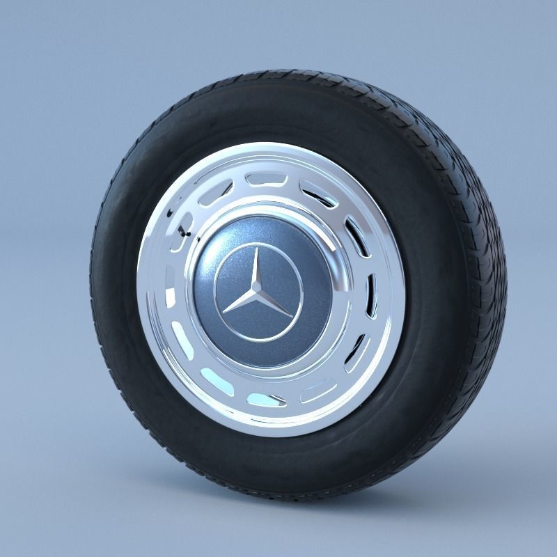 Mercedes-Benz Classic Wheel 3D model_2