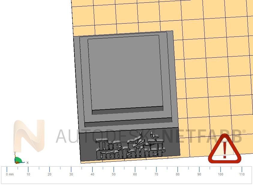 The Godfather stand 3D print model_3