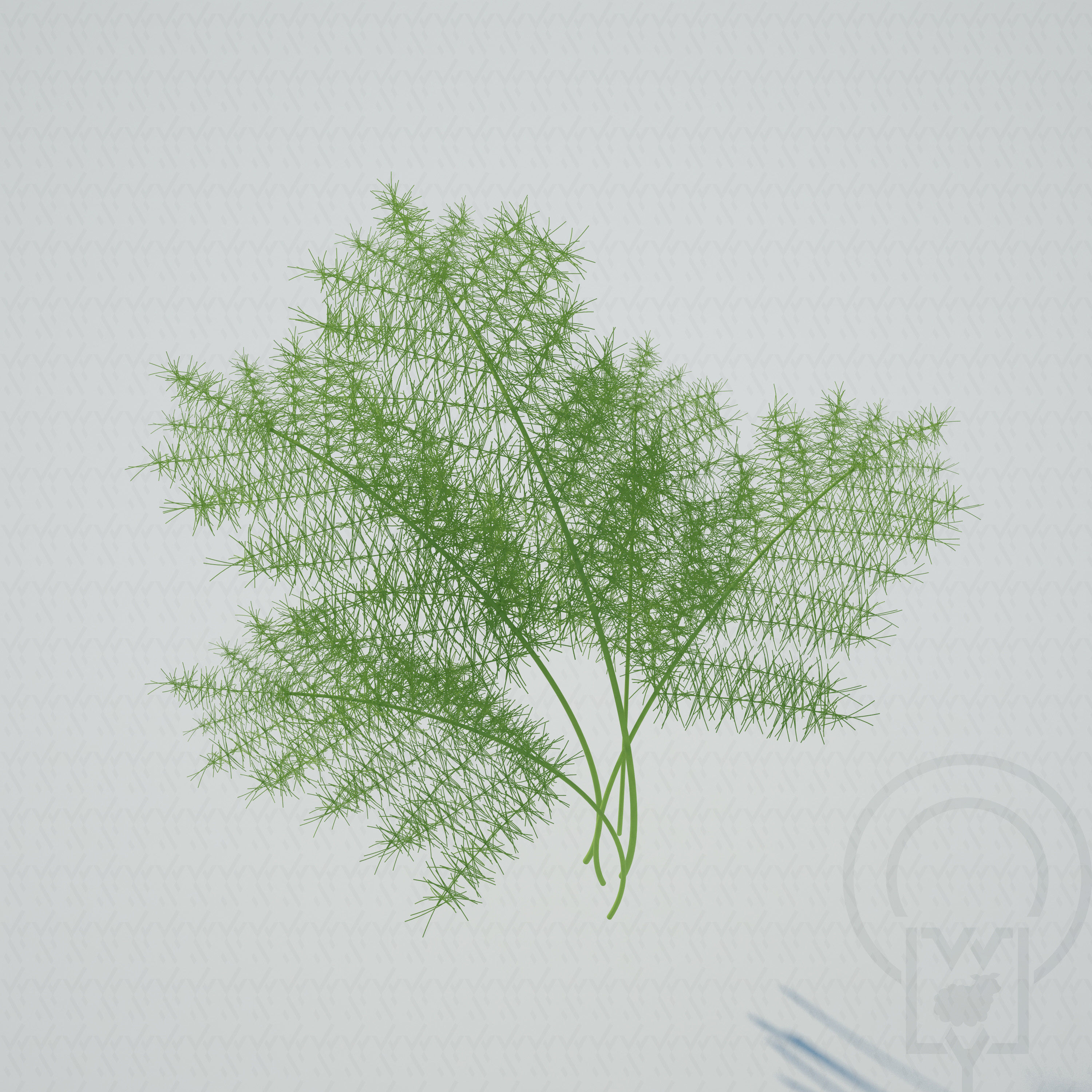 Glass tabletop gazebo Octagon Terrarium 3D model_12