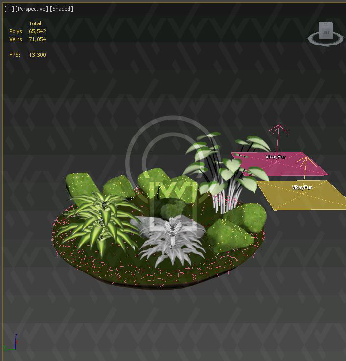 Glass tabletop gazebo Octagon Terrarium 3D model_25