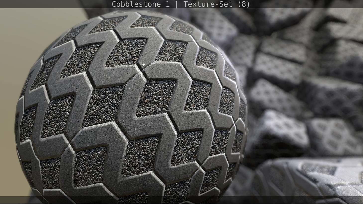 Cobblestone 1 Texture Set - 8 Texture_64