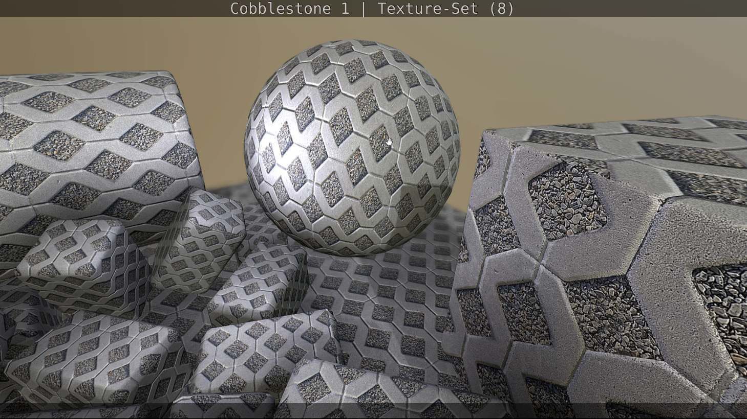 Cobblestone 1 Texture Set - 8 Texture_60