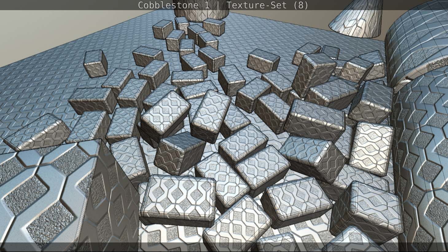 Cobblestone 1 Texture Set - 8 Texture_22