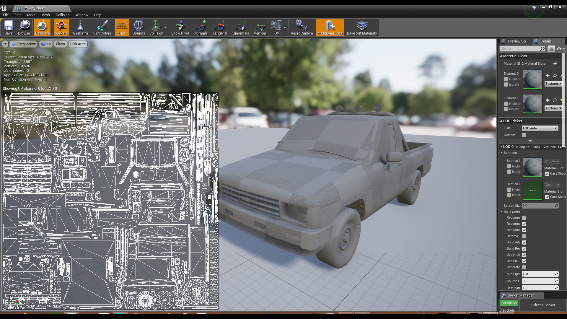 Pickup Vehicle Pack Low-poly 3D model_16