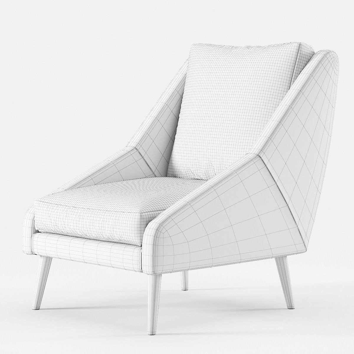 Larforma Obama Armchair 3D model_3