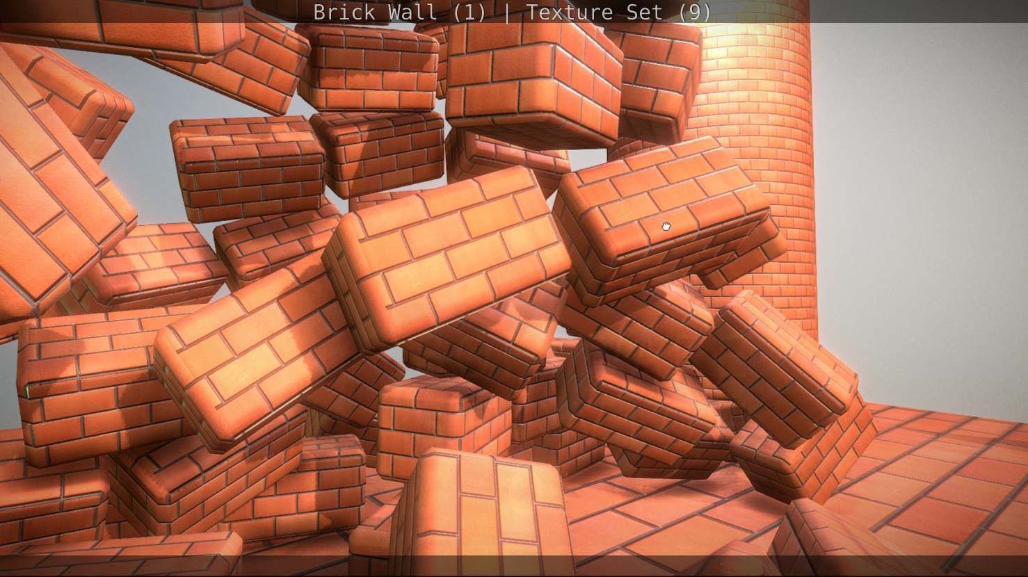 Brick Wall 1 - Texture Set 9 Texture_275