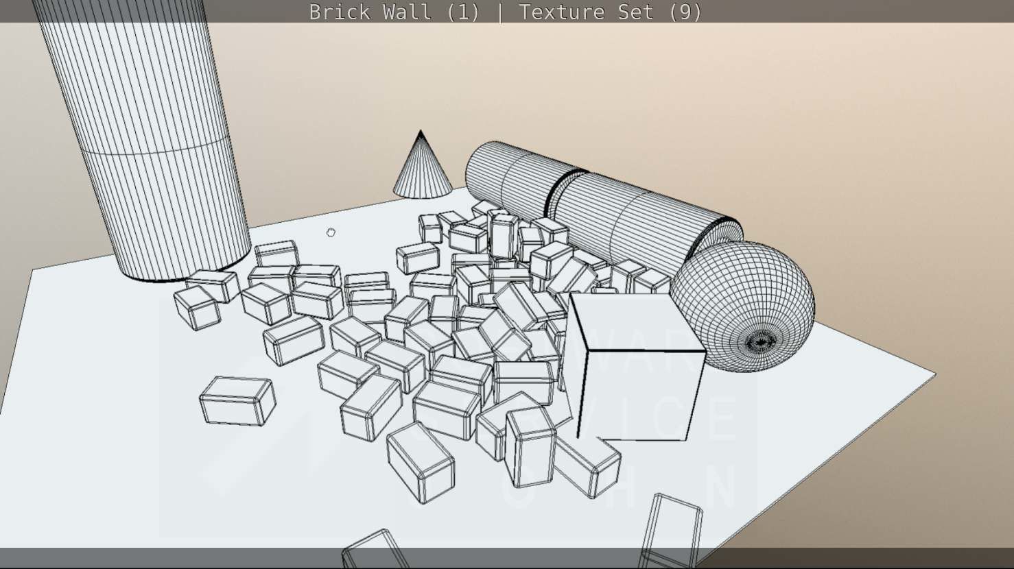 Brick Wall 1 - Texture Set 9 Texture_238