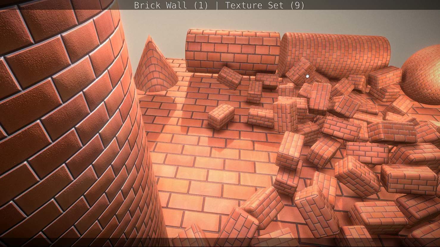 Brick Wall 1 - Texture Set 9 Texture_100