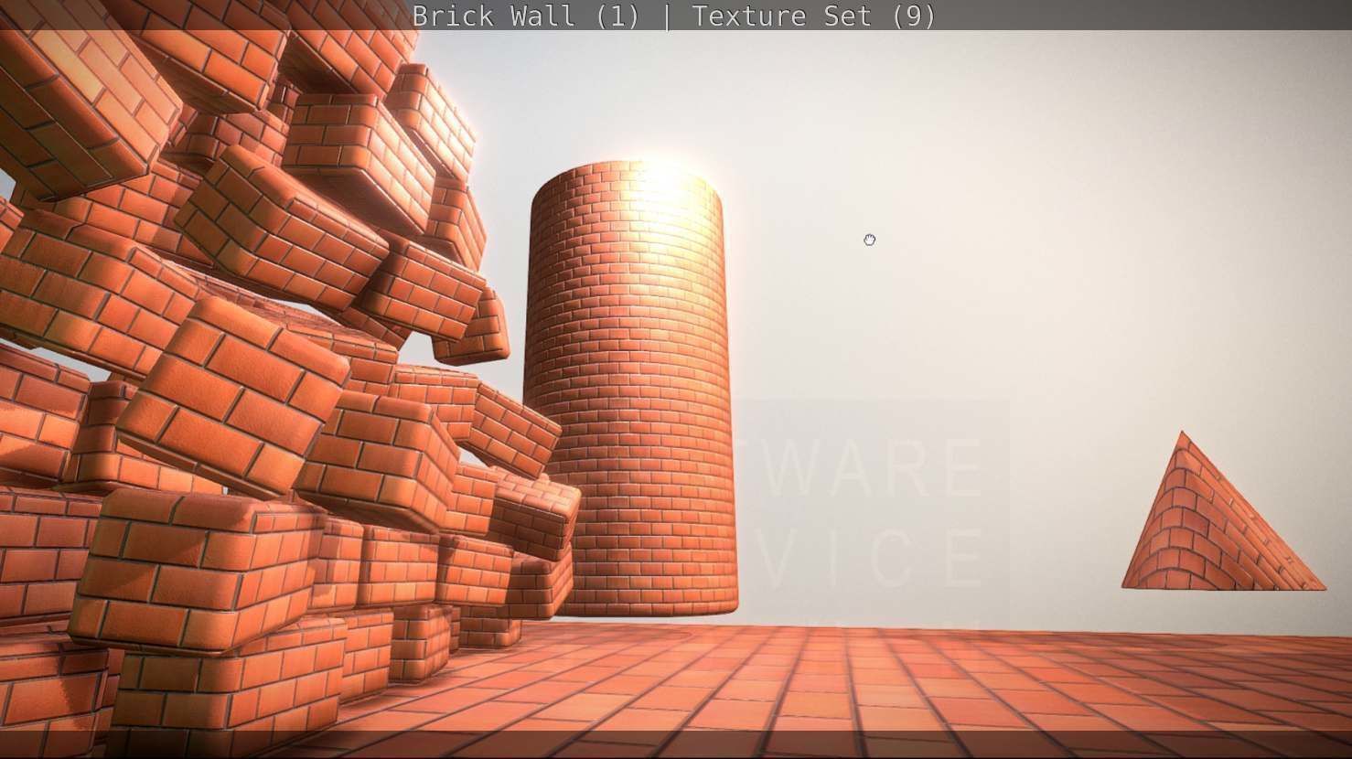 Brick Wall 1 - Texture Set 9 Texture_64