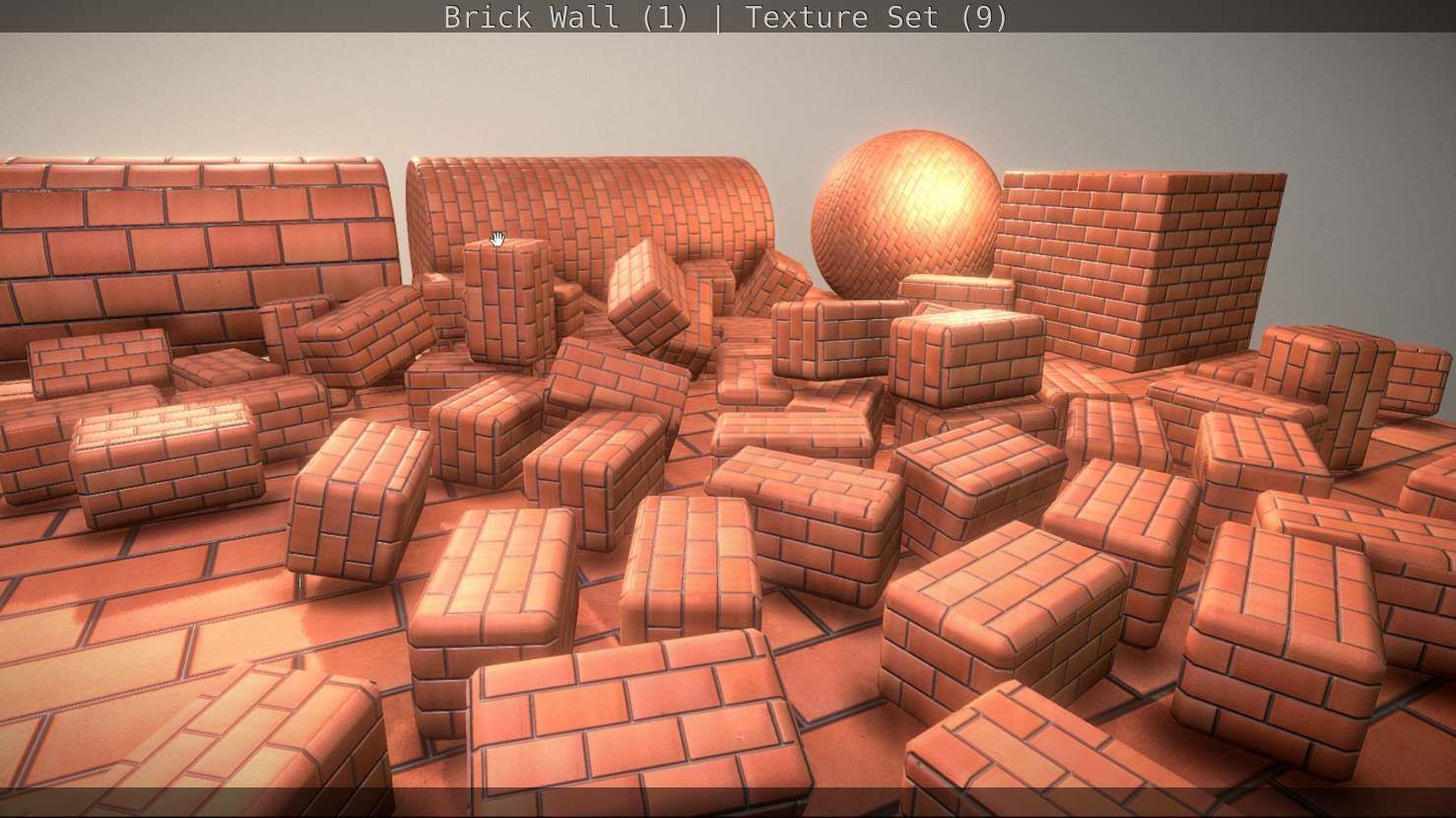 Brick Wall 1 - Texture Set 9 Texture_121